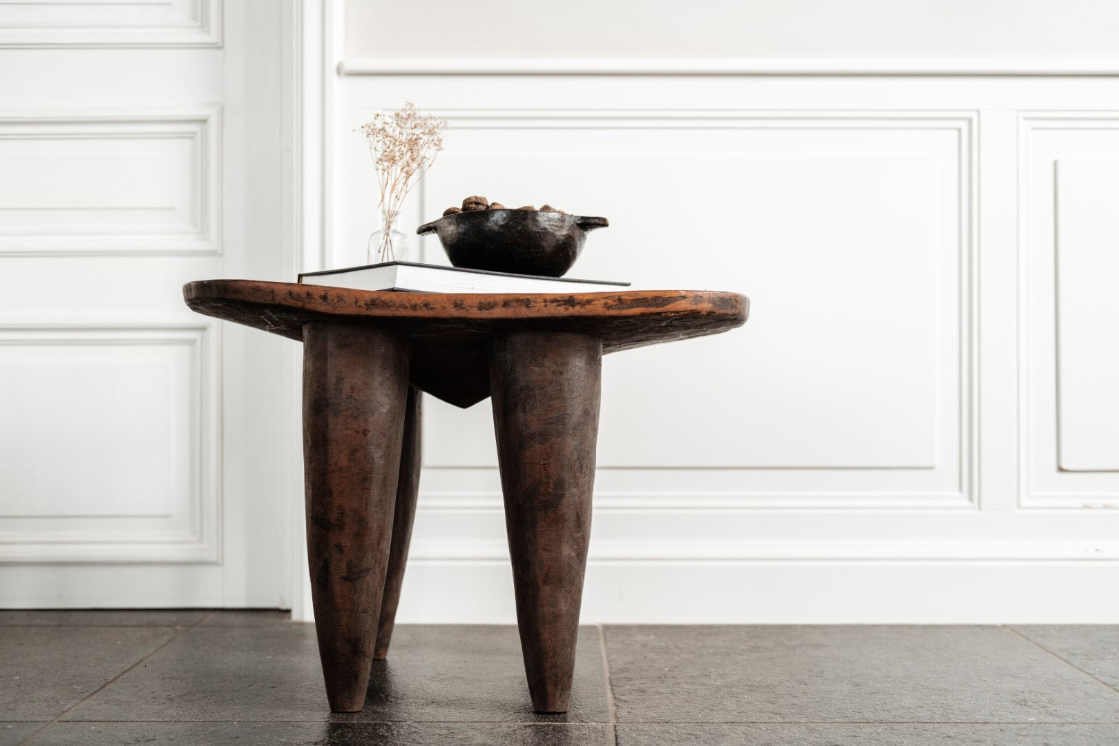 Senufo stools from solid Iroko wood: functional art from West