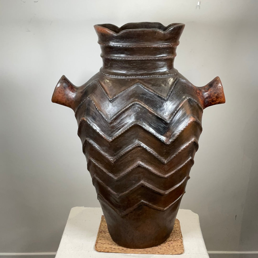 Vase mask L #01 | IVORY COAST - Ineza African Interior Art