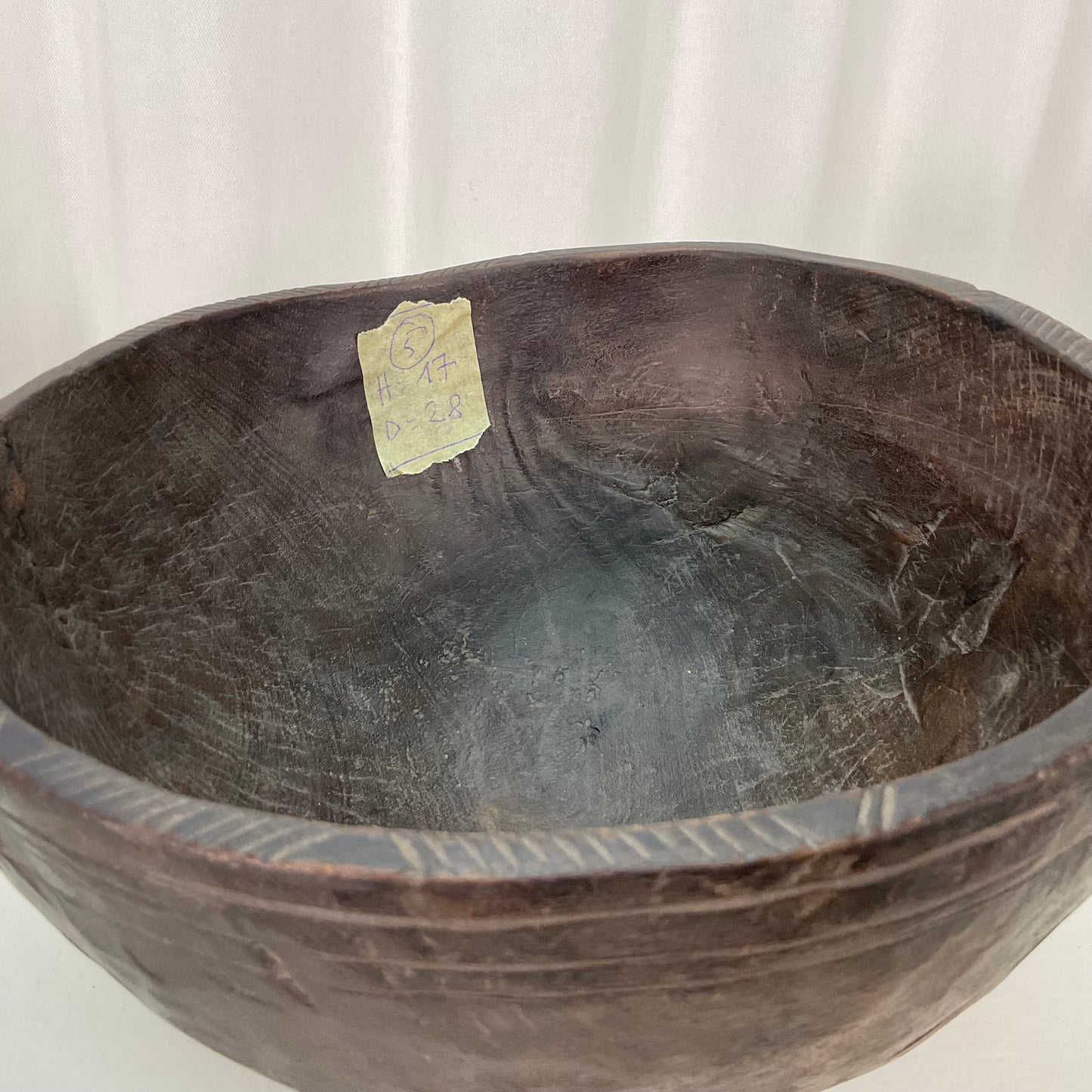 Calebasse vintage avec bol en bois #02 | GHANA