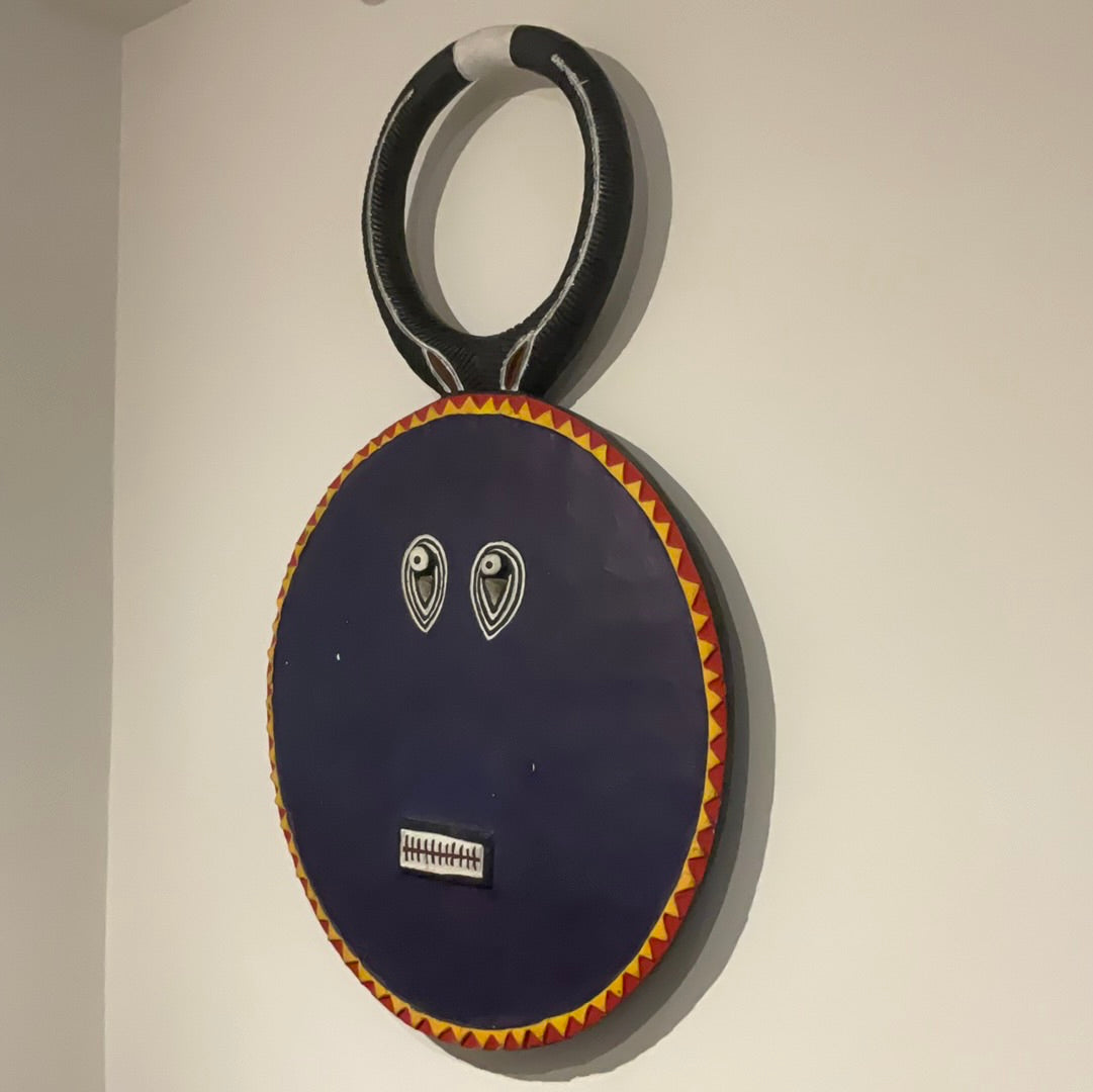 Moon mask #04 | IVORY COAST - Ineza African Interior Art