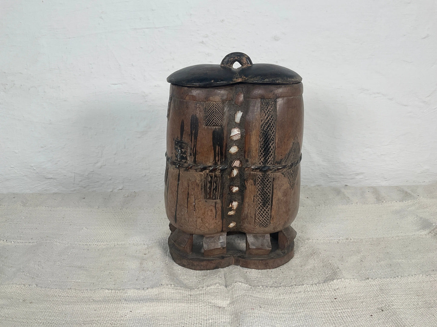 Treasury box vintage in wood #02 | IVORY COAST