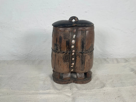 Treasury box vintage in wood #02 | IVORY COAST