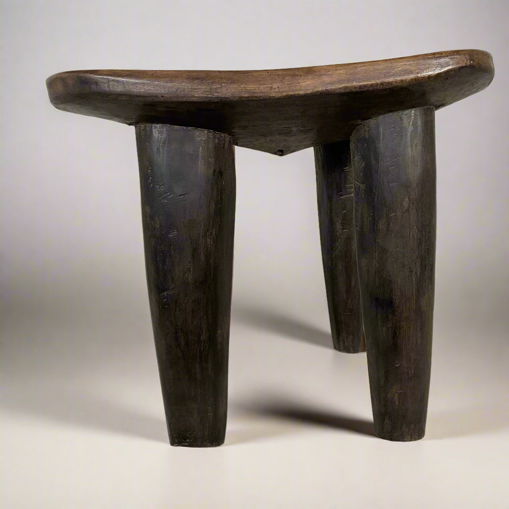 Wooden stool with four legs 