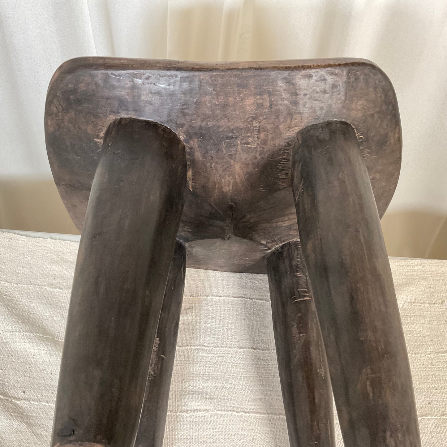 Senufo stool 52cm Iroko #01
