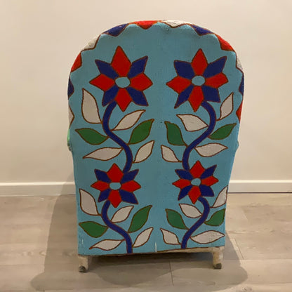 Yoruba beaded chair #01 | NIGERIA