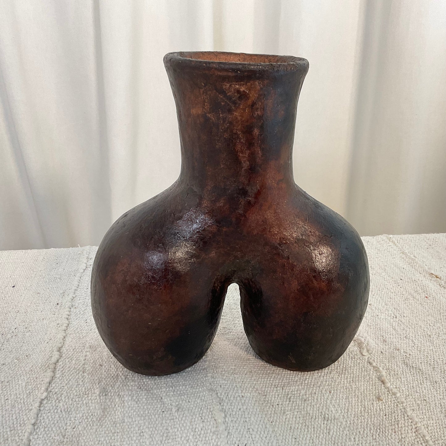Coco fesse vase ceramic 23cm #04