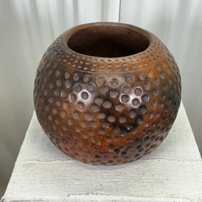 Vase model C dotted #03 | IVORY COAST - Ineza African Interior Art